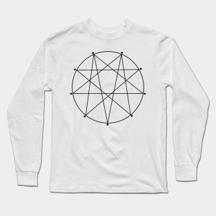 Repentagram Impending Doom Christian Symbol Pocket Long Sleeve T-Shirt